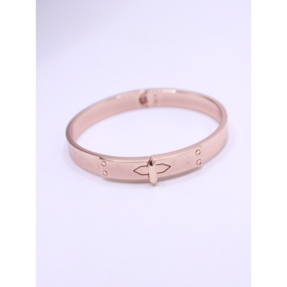 Stella & Dot small Rebel Bangle Rose Gold “ You Do You “ 2.25”
